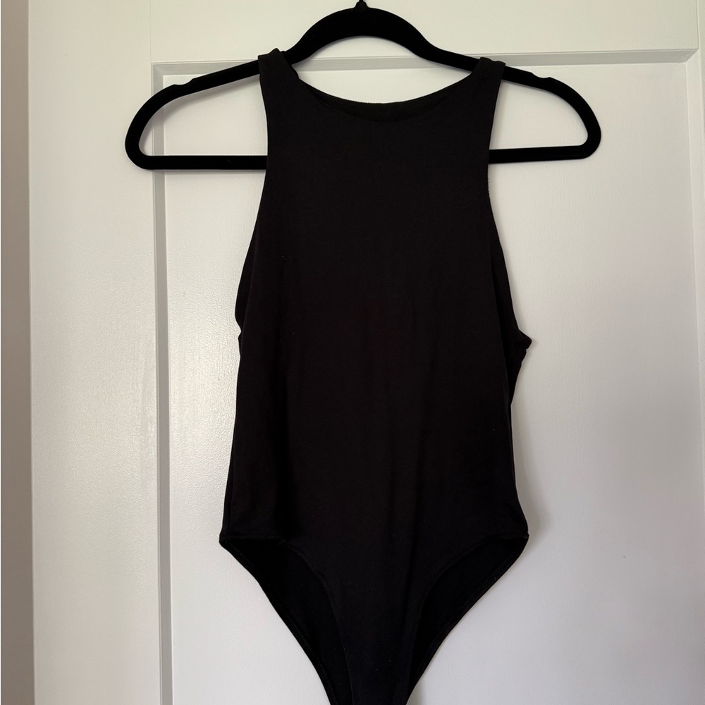 Zara High Neck Sleeveless Bodysuit